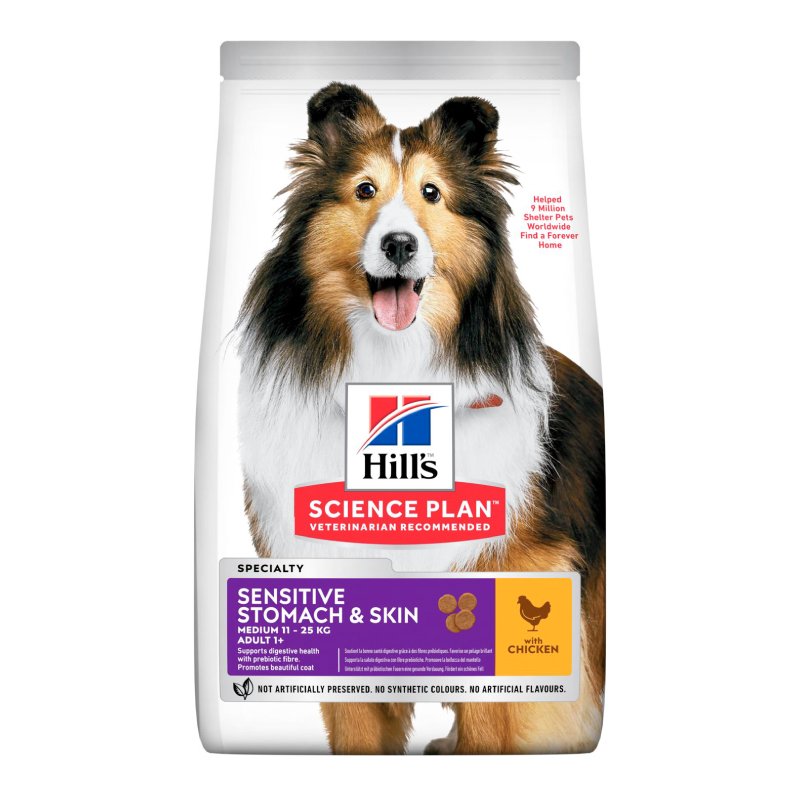 Hills Science Diet Adult Sensitive Stomach & Skin Dog 4.4lb – Pattytas.app